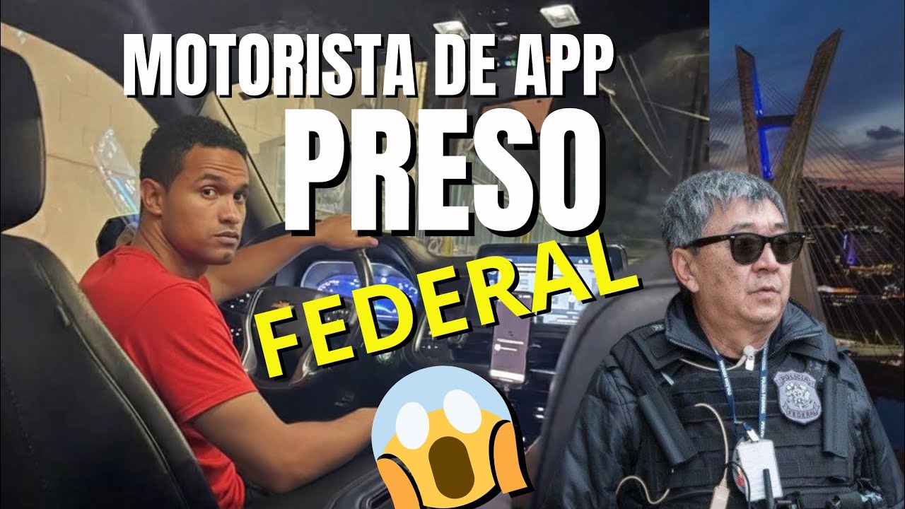 Motorista da Uber é preso pela Polícia Federal 