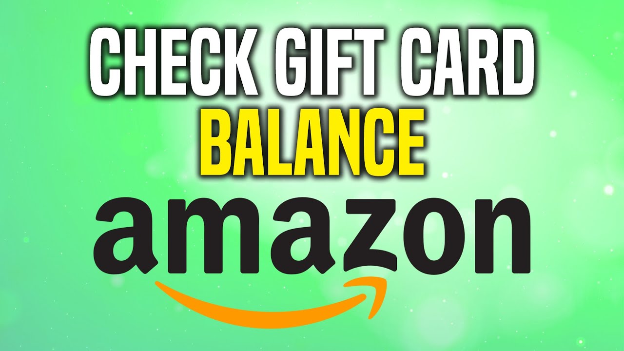 How To Check Amazon Gift Card Balance (EASY!)
