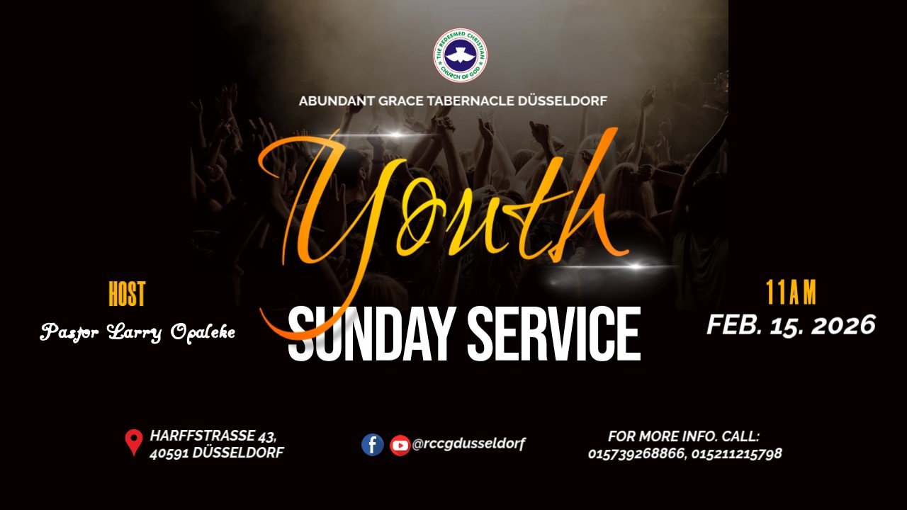 Youth Sunday Service || 15th Feb  2026 || AGT Düsseldorf || Pst Lanre Opaleke