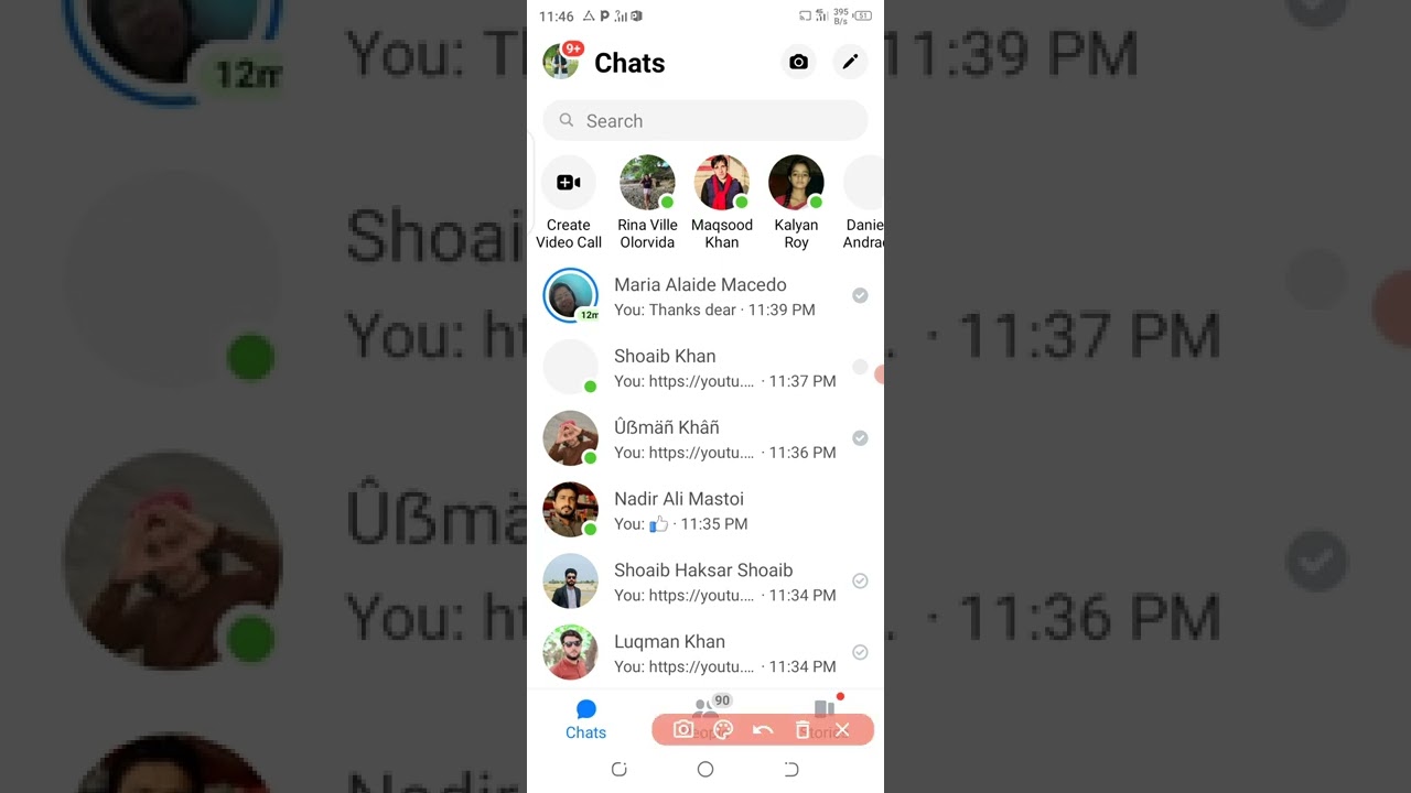 How to use messenger in Dark mood