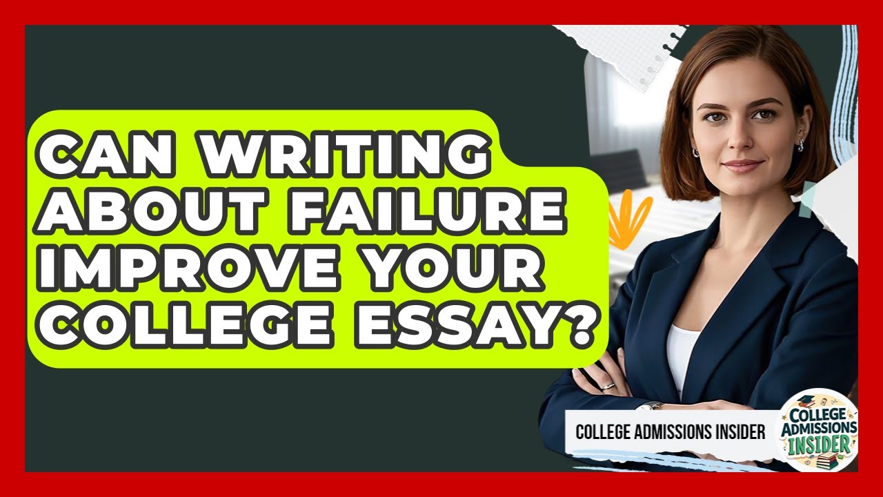 Can Writing About Failure Improve Your College Essay? - College Admissions Insider