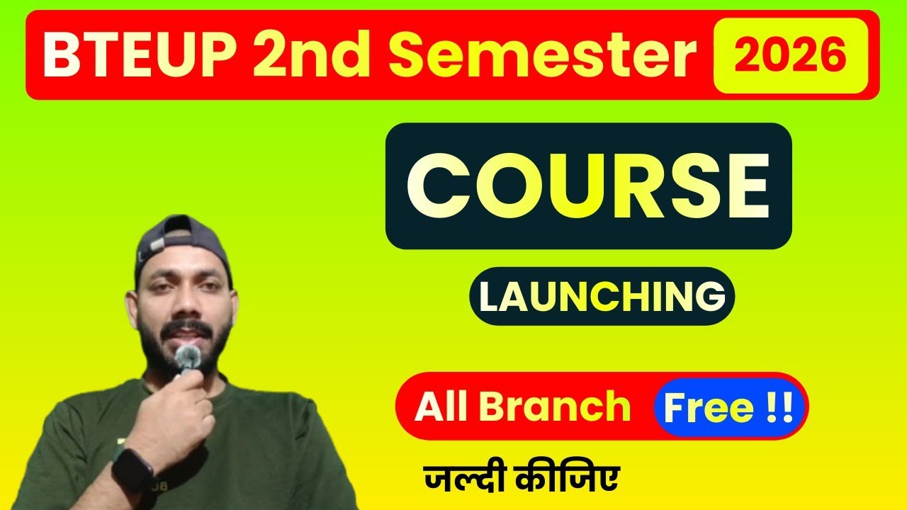 POLYTECHNIC 2ND SEMESTER 2025-26 || 🔴COURSE LAUNCHING || ALL BRANCH 
