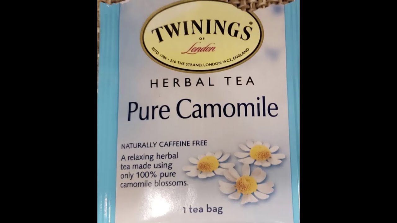 Tea Reviews - Twinings Pure Camomile