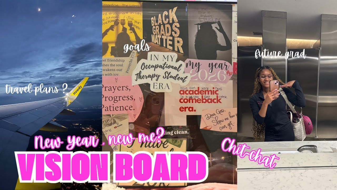 My Vision Board for 2026 | New Year, New Me? Let’s Talk 🤍