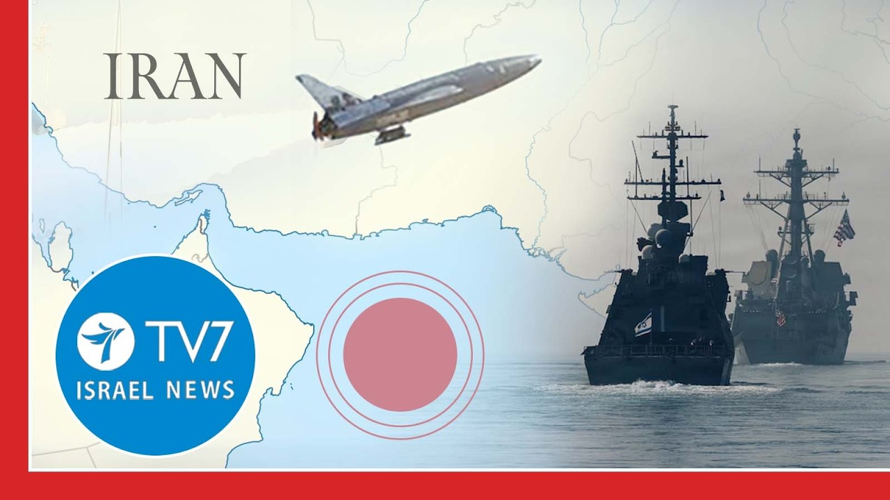US Navy Intercepts an Iranian Shahed-136 while Iran’s IRGC harasses US Shipping TV7 Israel - 4 Feb.