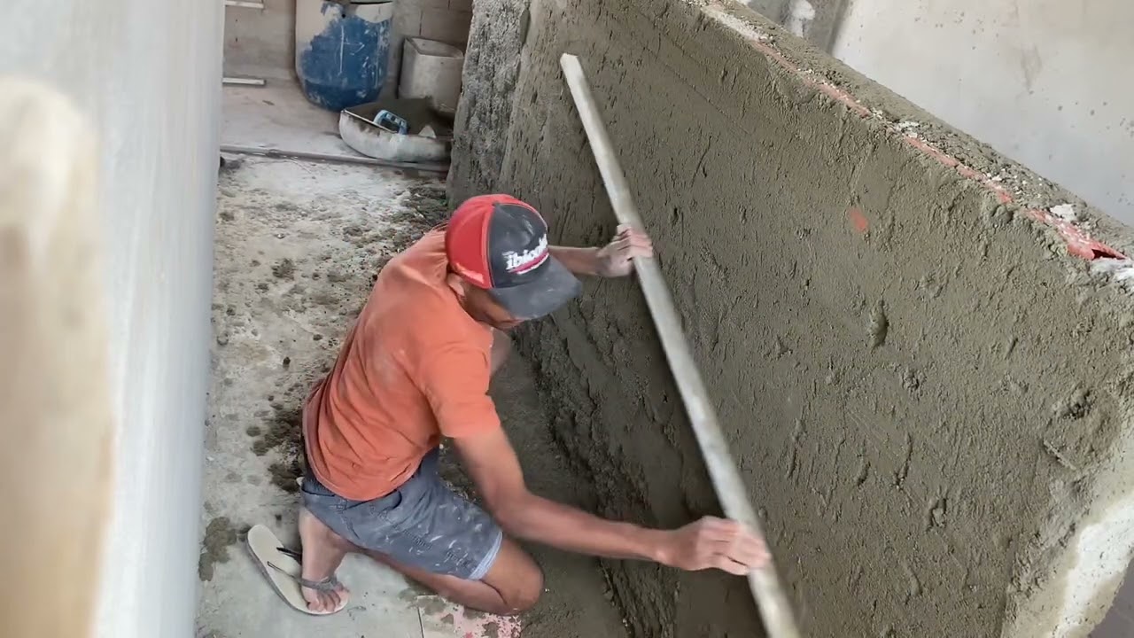 Como rebocar uma parede pequena