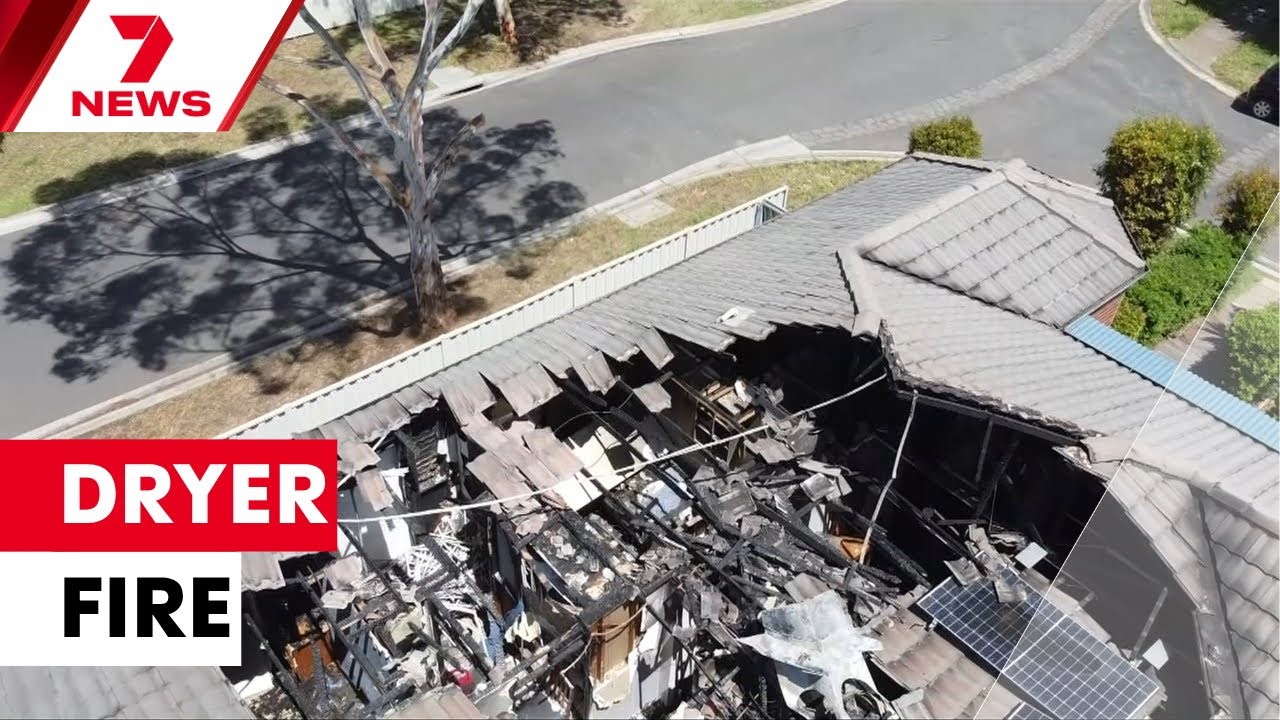 Family loses everything in dryer fire tragedy | 7NEWS