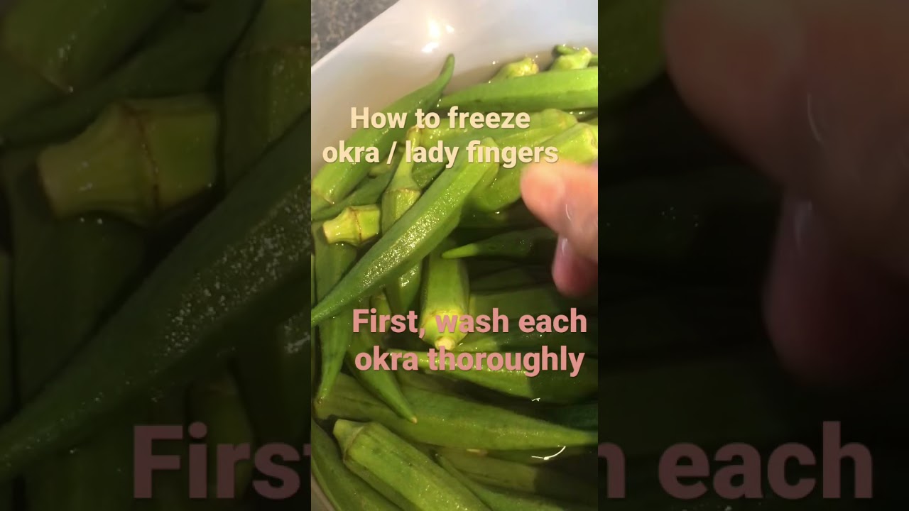 How to store your Okra / Lady Fingers / Pindhi - freezing your veg!
