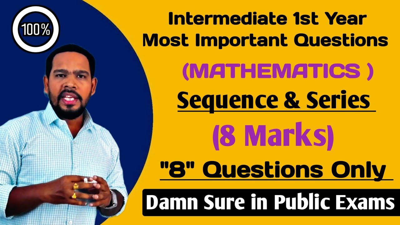 #intermediate2026 #mostimportantquestions #sequenceandseriesmostimpquestions #Maths2026
