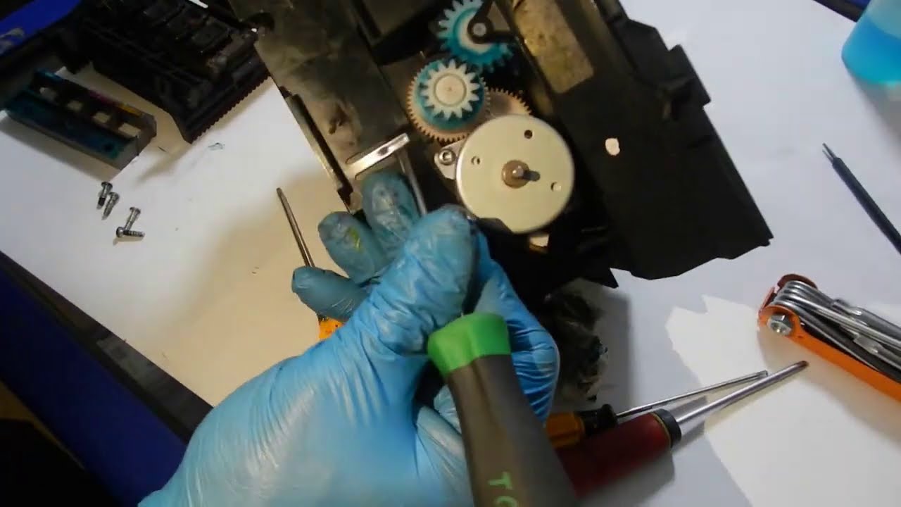 Repair for HP Designjet 500/800/510/500+ Check/Clean/Replace The Service Station ERROR: 21:10/21:11