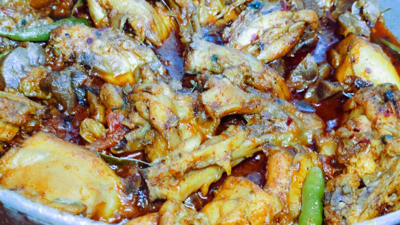 একেবারেই ঝাল ঝাল দেশি চিকেন🐔🐓 কষা | #chickenkosha #chicken #chickenrecipe 