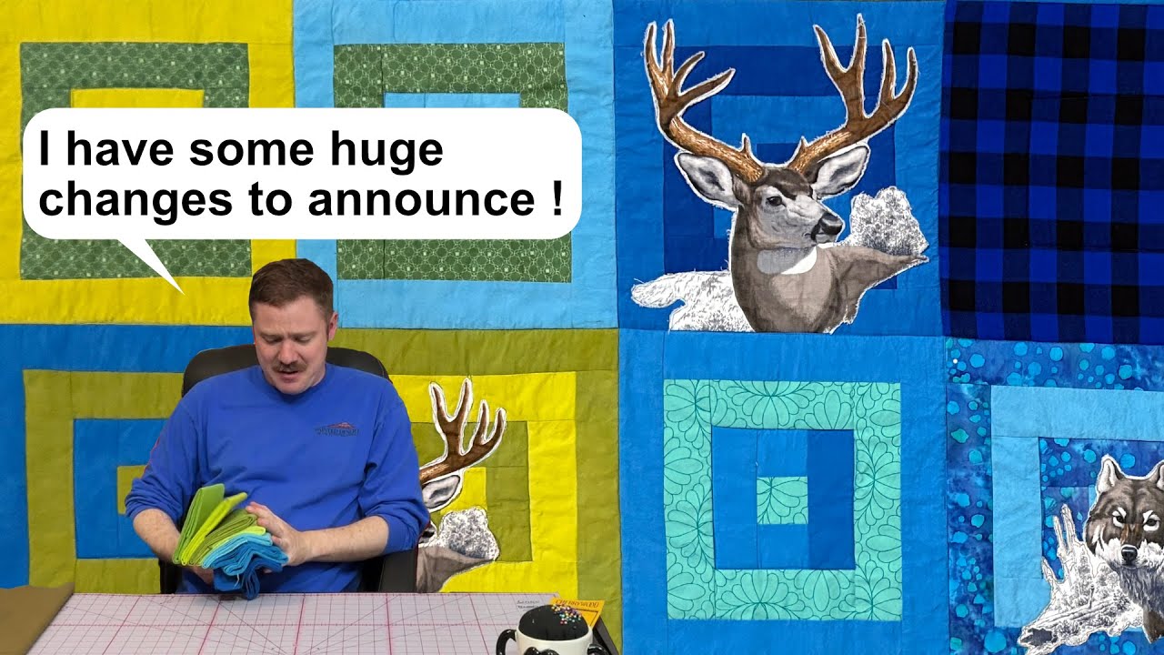 Стеганое одеяло с рогами 🦌 и тканью, окрашенной вручную!