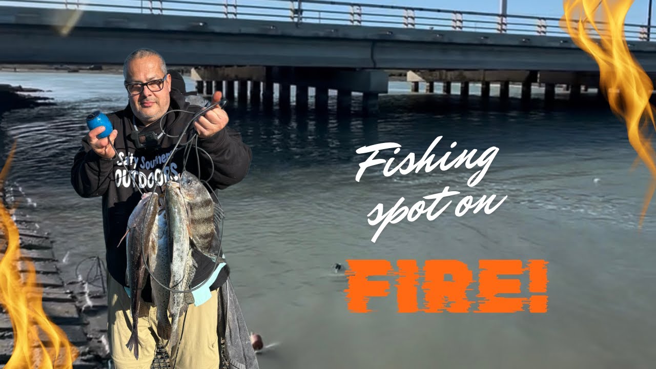Secret Fishing Spot on Fire! 🔥🔥🔥