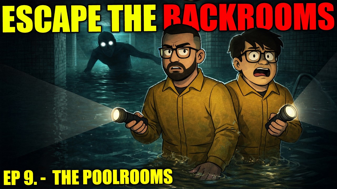 Escape the Backrooms EP9 | THE POOLROOMS - This is what nightmares are made of! 😱#escapethebackrooms