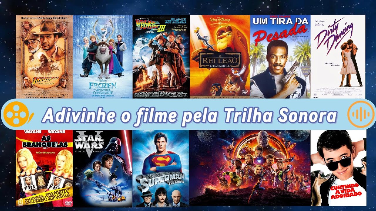 Adivinhe o Filme Pela Trilha Sonora! Quantos você consegue acertar? Dê o Play ▶️e divirta-se 😉#quiz