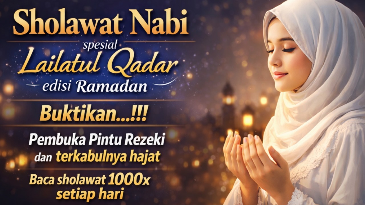🔴 Live Sholawat Jibril Menjelang Buka Puasa Ramadan | Sholawat Penarik Rezeki Paling Mustajab