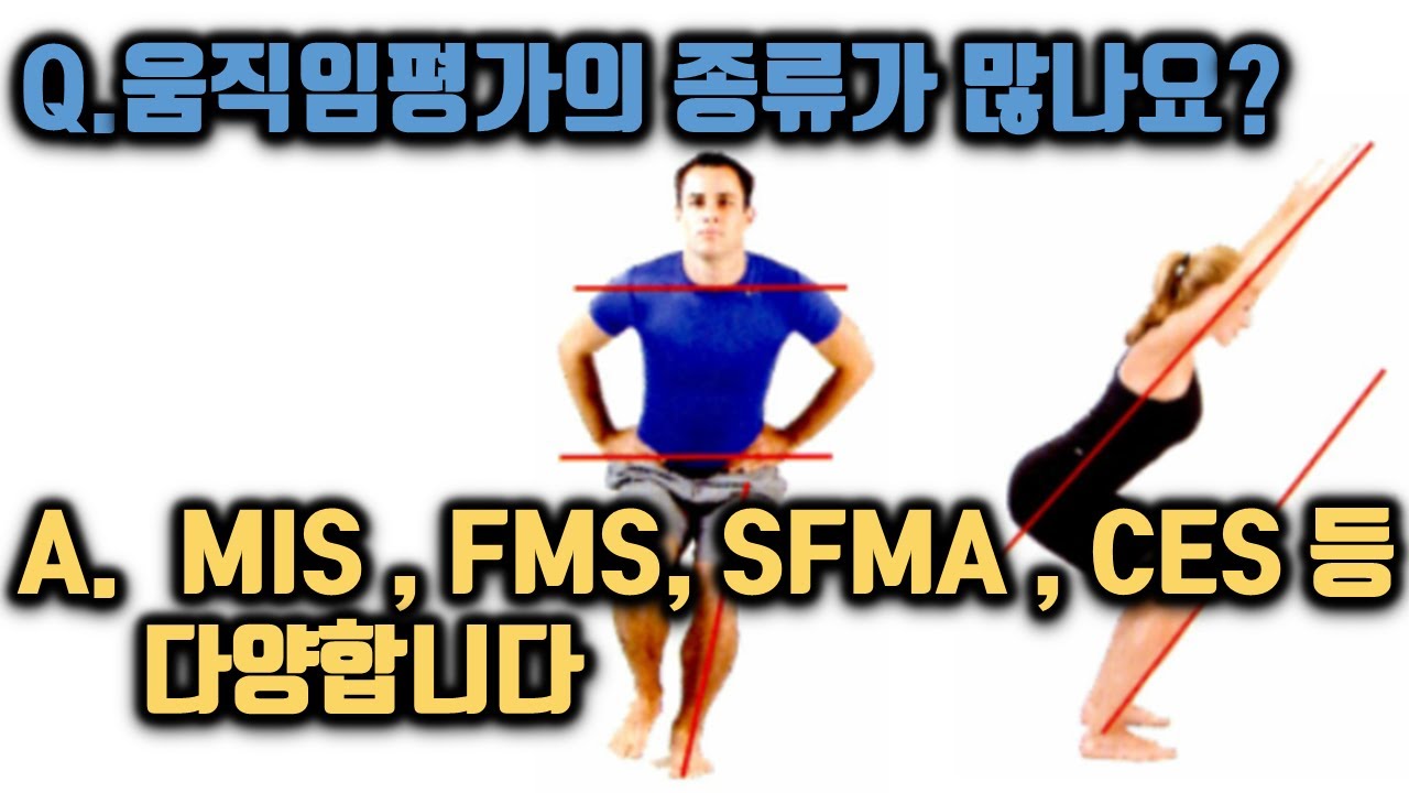 움직임 평가의 종류(MIS,FMS,SFMA,NASM CES, JANDA ) | 움직임평가(movement evaluation) | 힐링무브