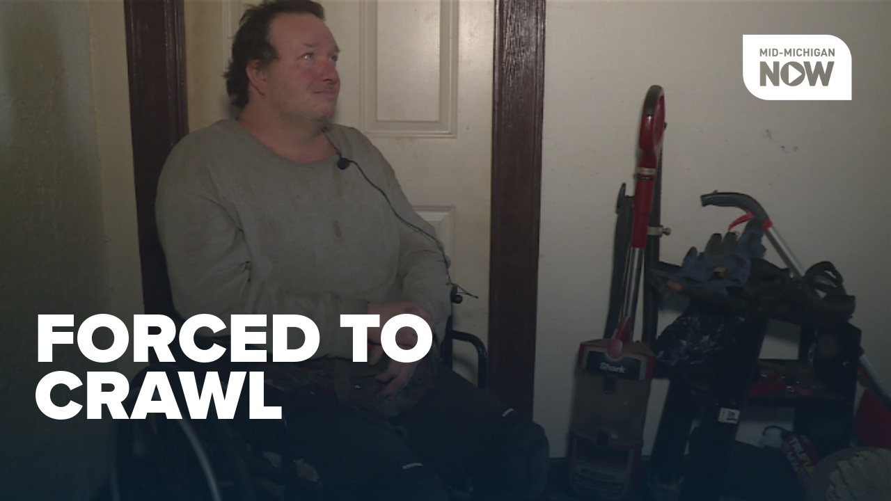 Flint man forced to crawl into home as promised ramp remains unbuilt