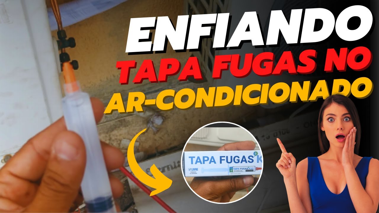 Como Colocar Tapa Fugas no Ar-condicionado: Forma fácil e TOTALMENTE Funcional sem MISTERIO