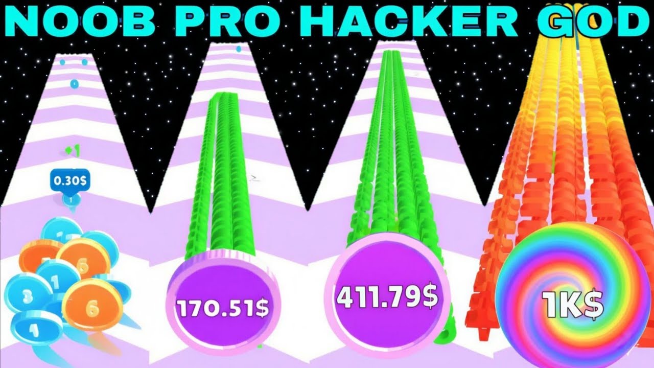 Amazing Gameplay ❤️NOOB VS PRO VS HACKER VS GOD in Money Shoot Run 2026