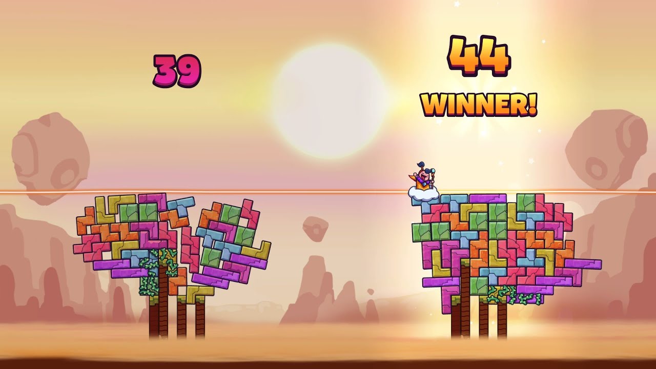 Tricky Towers - Puzzle Normal Worldrecord 44 Bricks