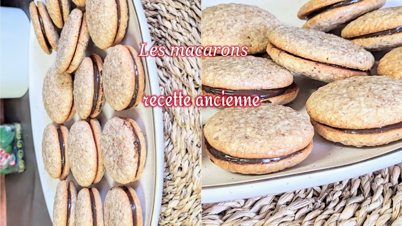 Les macarons, recette ancienne Algérienne 🇩🇿 réussie، facile لمكارون، وصفة قديمة👇🇩🇿 و ناجحة ، و سهلة