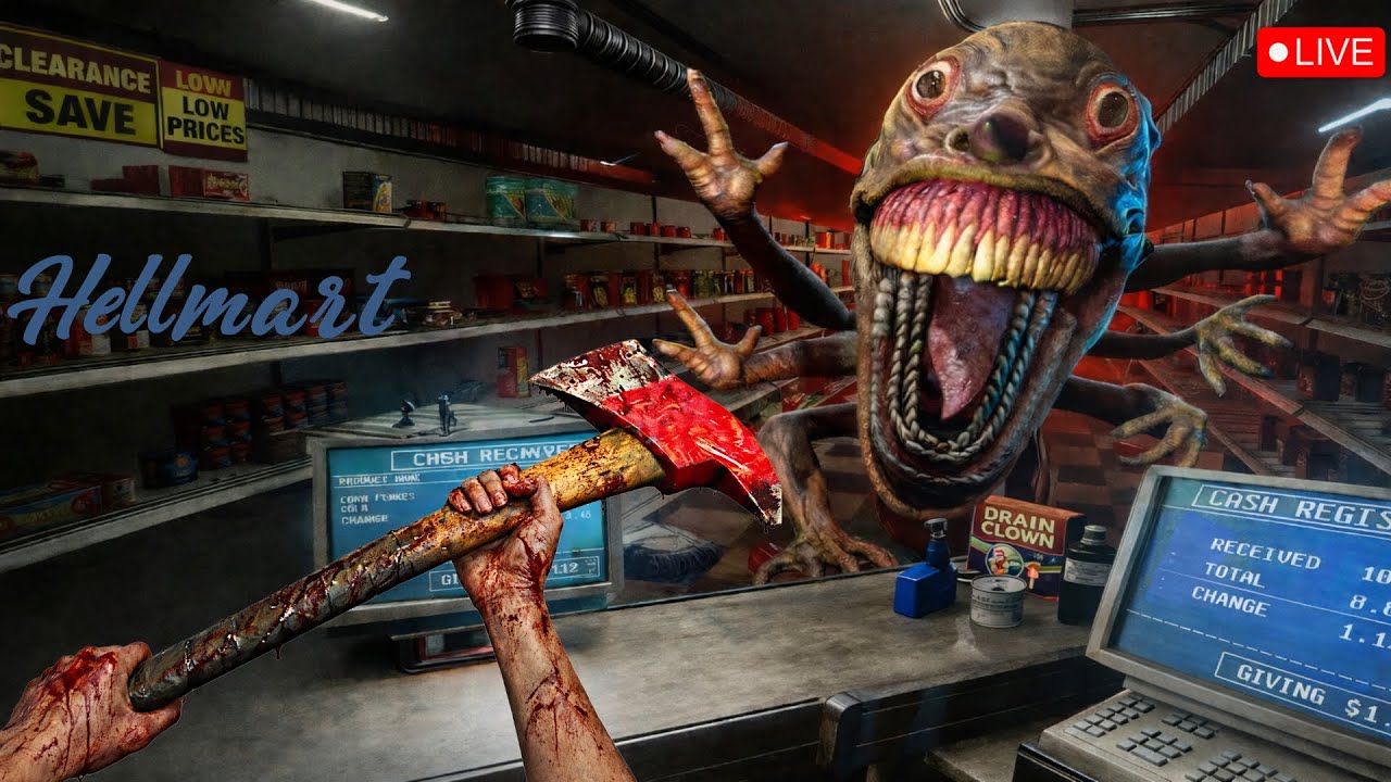HELLMART 😱 Telugu Horror Gameplay Live | Bhayankara Night Shift #pobgo playz