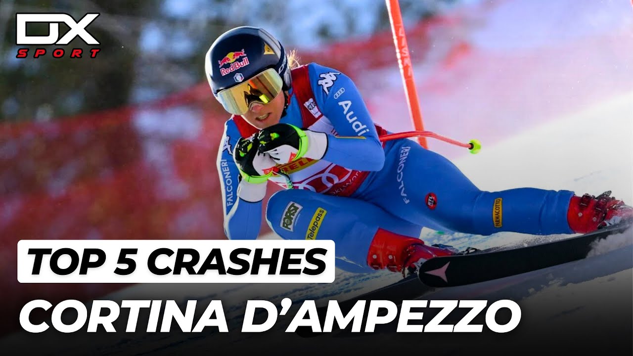 TOP 5 Crashes Cortina d'Ampezzo | Downhill | TRIBUTO 1000 ISCRITTI | 2024 🇮🇹
