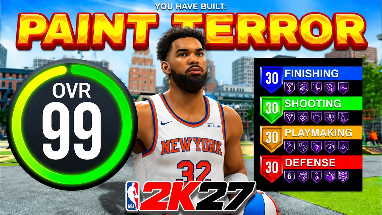 Я НАШЁЛ ЛУЧШИЙ БИЛД &laquo;PAINT TERROR&raquo; В NBA 2K27 (ГЕЙМПЛЕЙ)