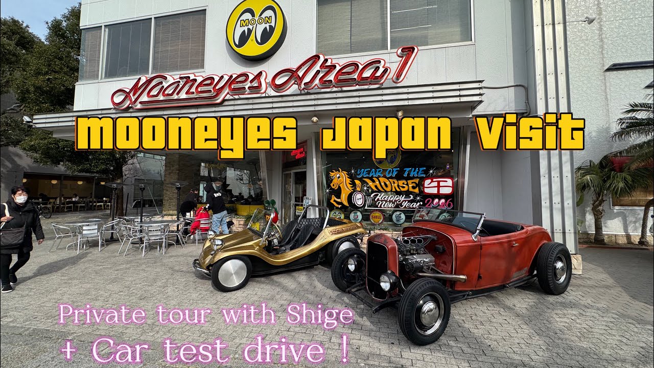 We visit Mooneyes Japan and get a private tour with the boss!