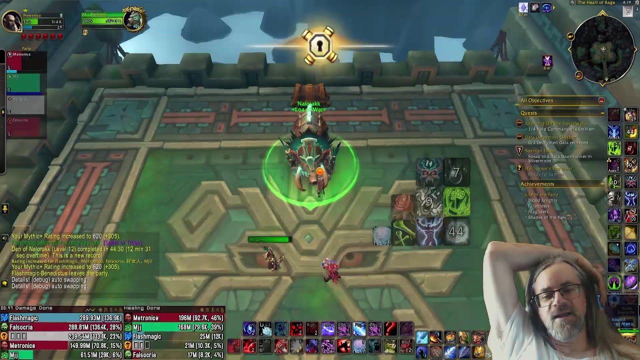 Mythic+ Pugging Keys - Blood Death Knight POV