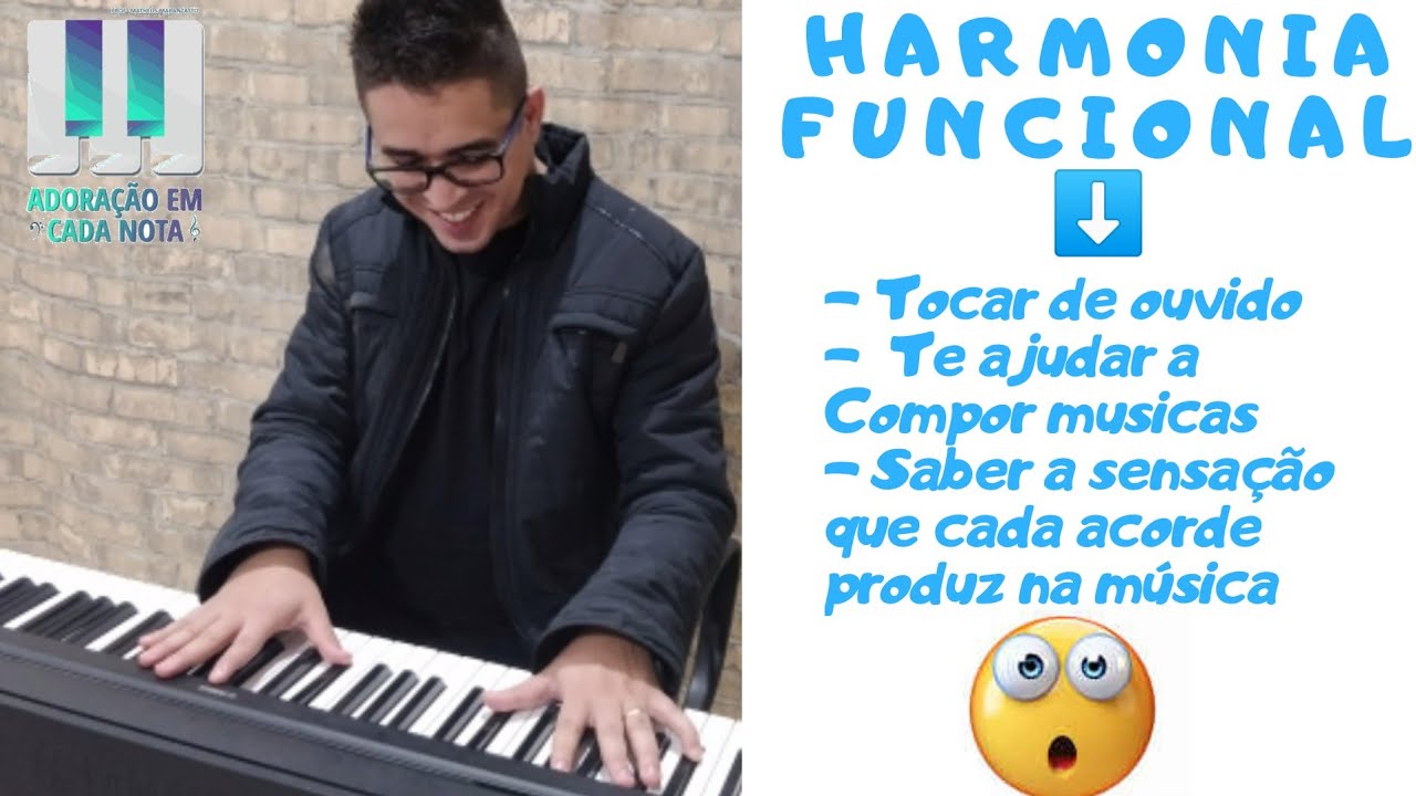 SUPER AULA DE TECLADO -  HARMONIA FUNCIONAL ( FUN&Ccedil;&Otilde;ES HARM&Ocirc;NICAS)