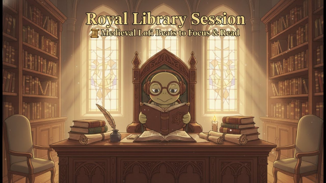 Royal Library Session 📜 Medieval Lofi Beats to Focus & Read
