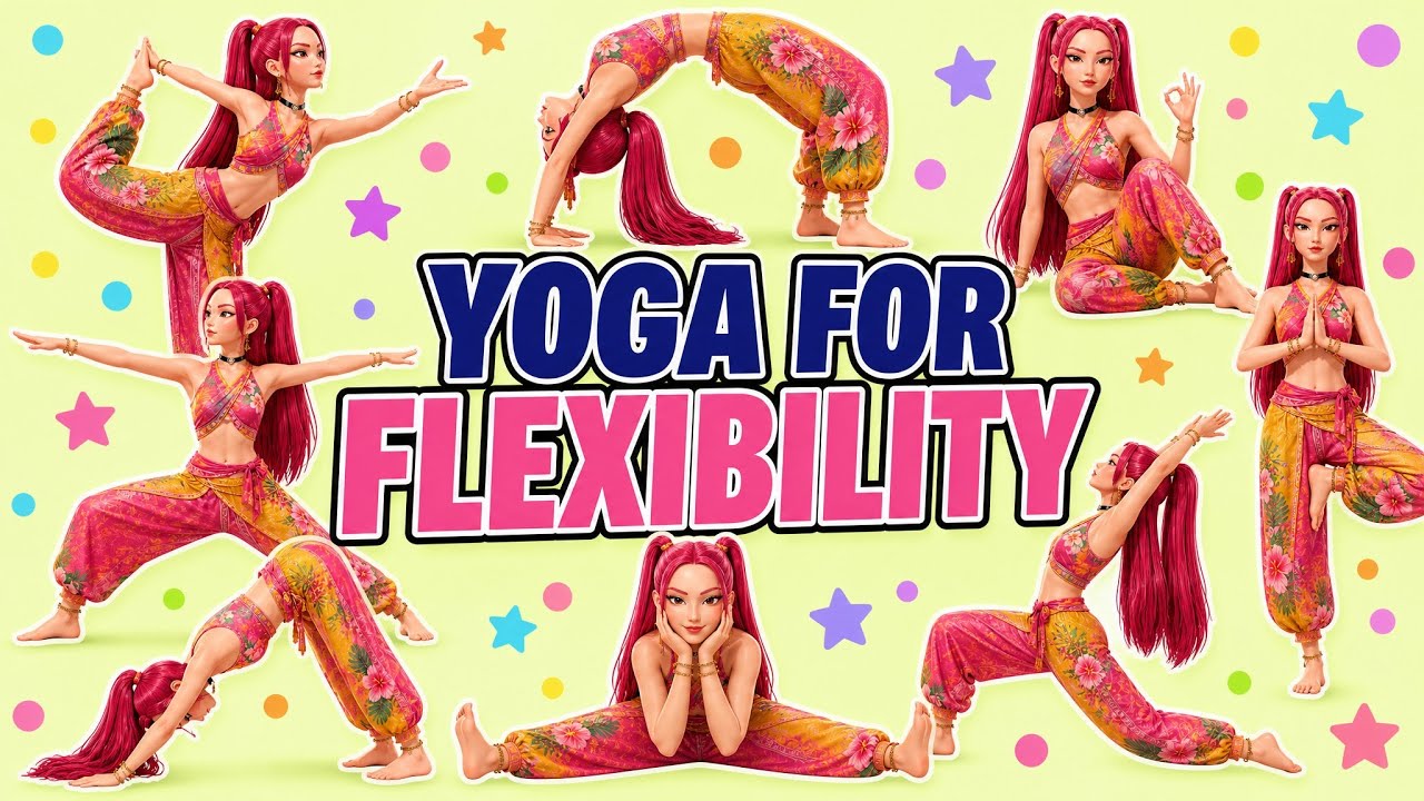 ✨ Full Body Kids Yoga Stretch (Barbie & Mira) &mdash; Build Flexibility & Joy in 10 Minutes!