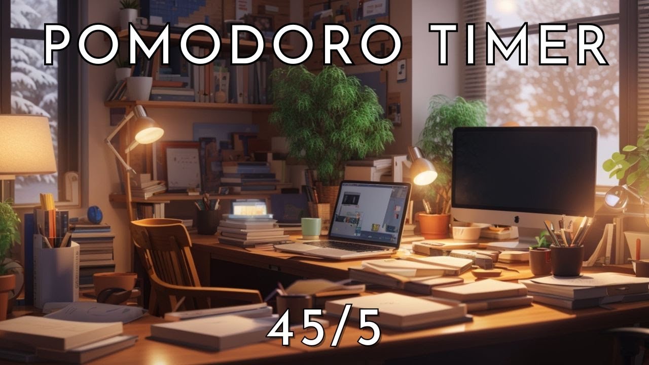 45/5 Pomodoro Timer 🔥 Study For Dreams 🧠 Music For Focus and Concentration 🎶  Pomodoro Vibe 🌊