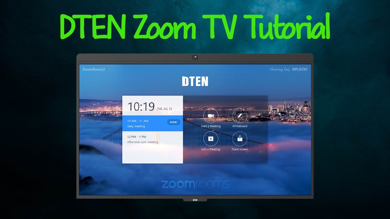 Complete DTEN Zoom TV Walkthrough