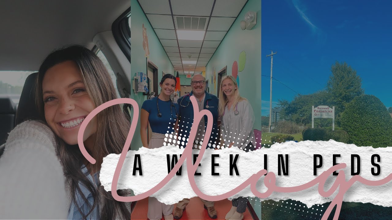 A Week in Peds | pa school, drive with me, patient encounters, rotations!