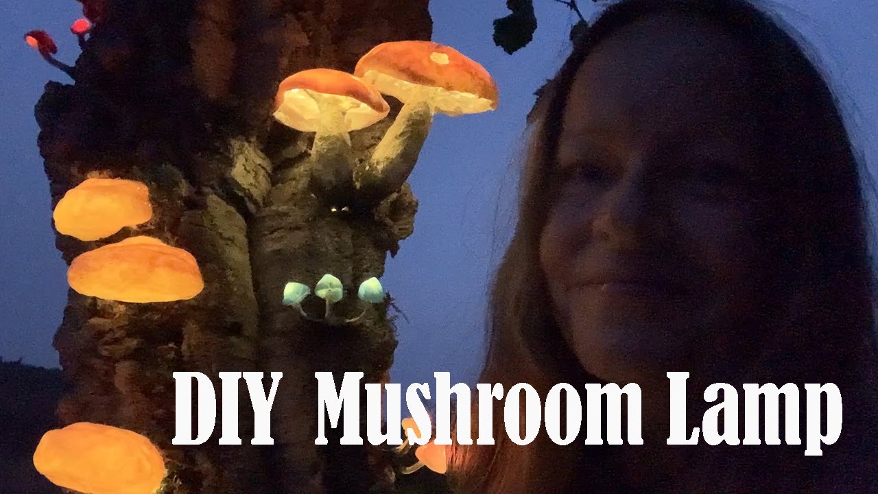 Make Your Own Magical Mushroom Lamp for your Home & Garden