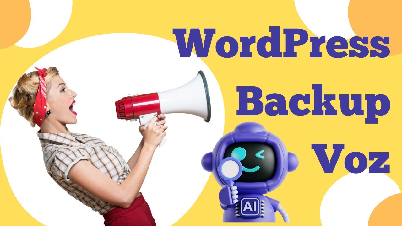 Cómo Crear un Backup de tu Web por Voz 😱