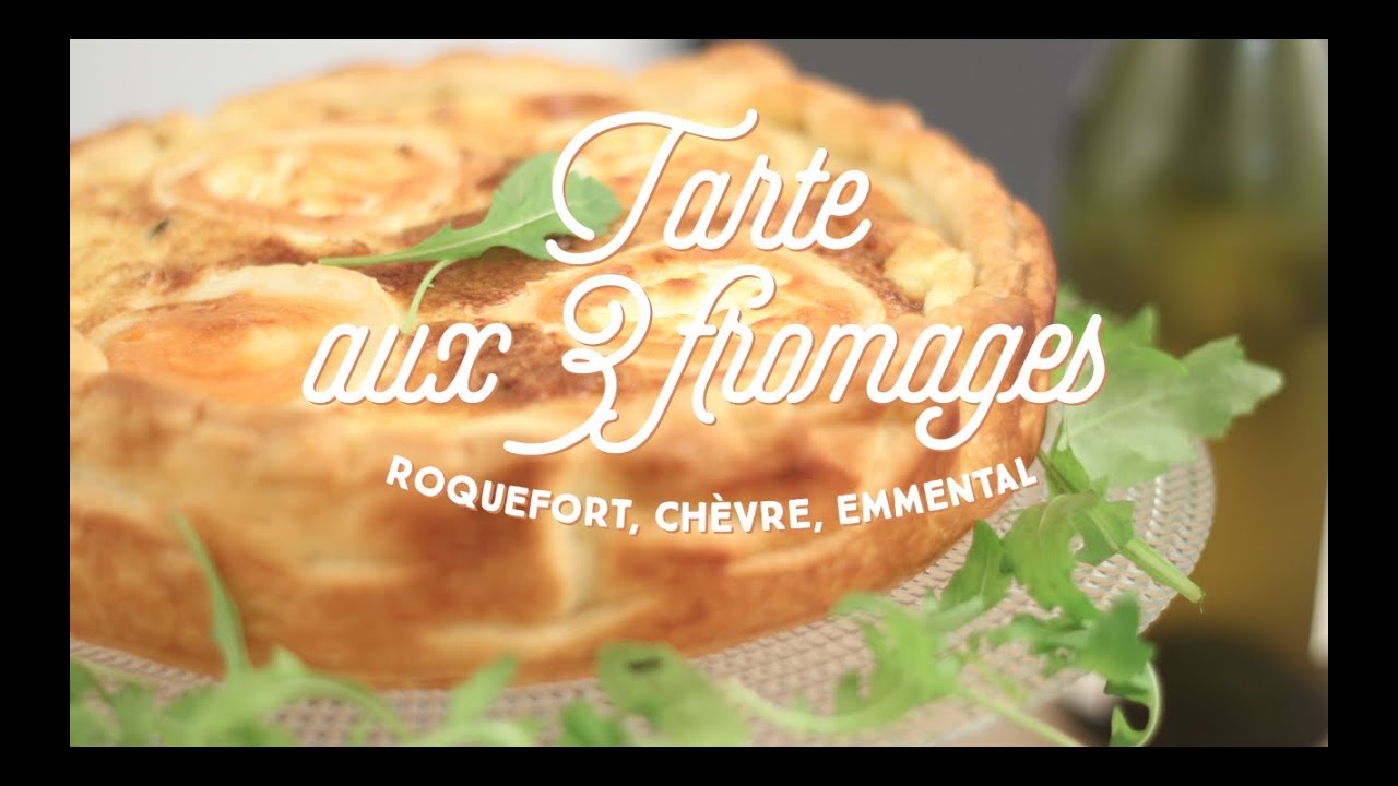Tarte aux 3 fromages facile et délicieuse