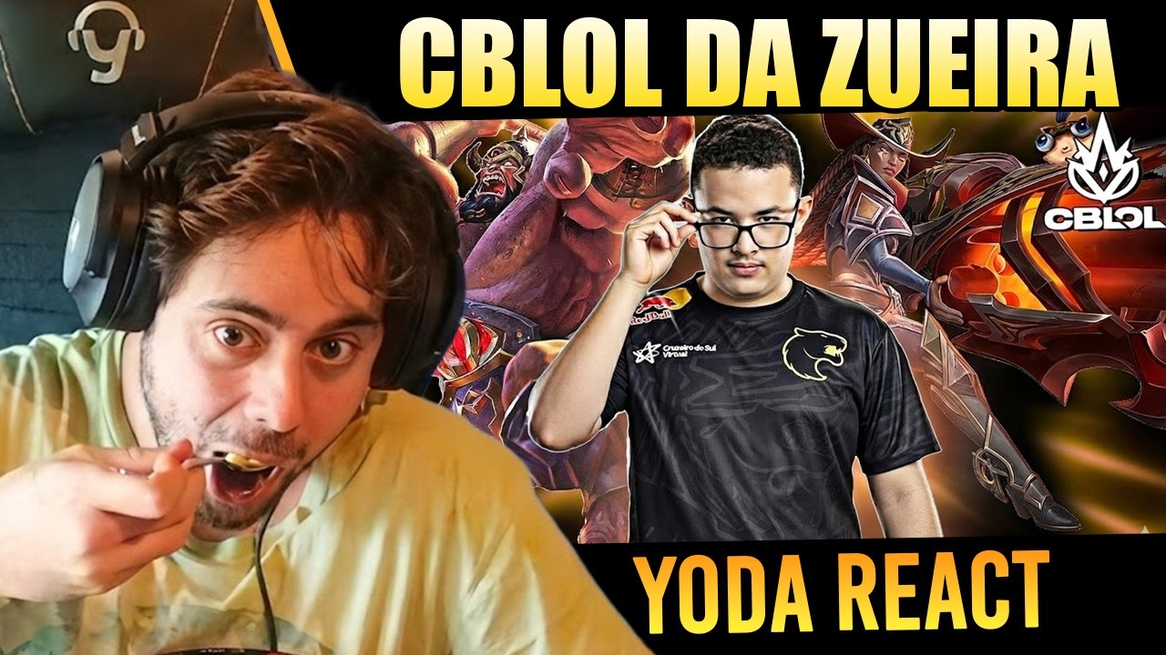 O NOVO META do SION ADC - YODA REAGINDO BRONZIOCRE ENQUANTO ALMOÇA