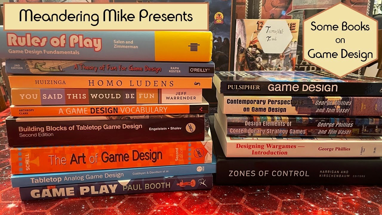 Exploring Some Game Design Books