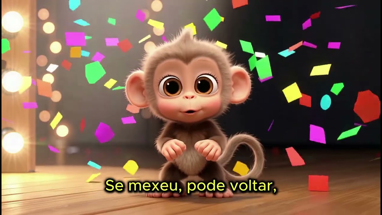 Dança do Macaquinho - Castelo da Alegria 🐒✨