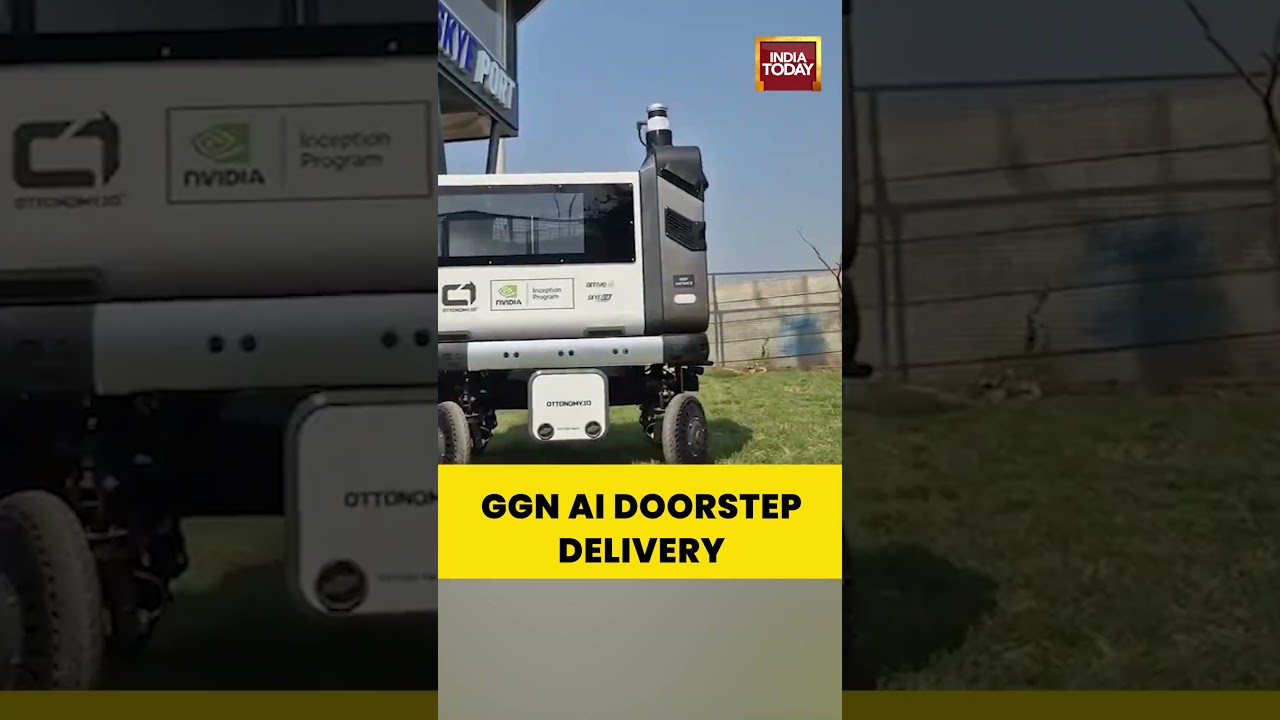 Gurugram Gets AI Doorstep Delivery | Drones & Robots Transform Logistics