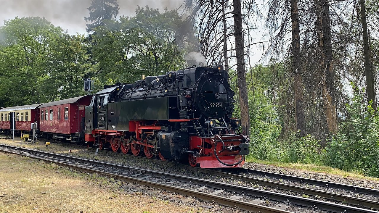 Die Harzer Schmalspurbahnen in Drei Annen Hohne - HSB Juni 2023