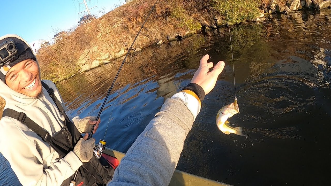 Jon Boat Bass Fishing the Chicago River!!! (Insane Action)