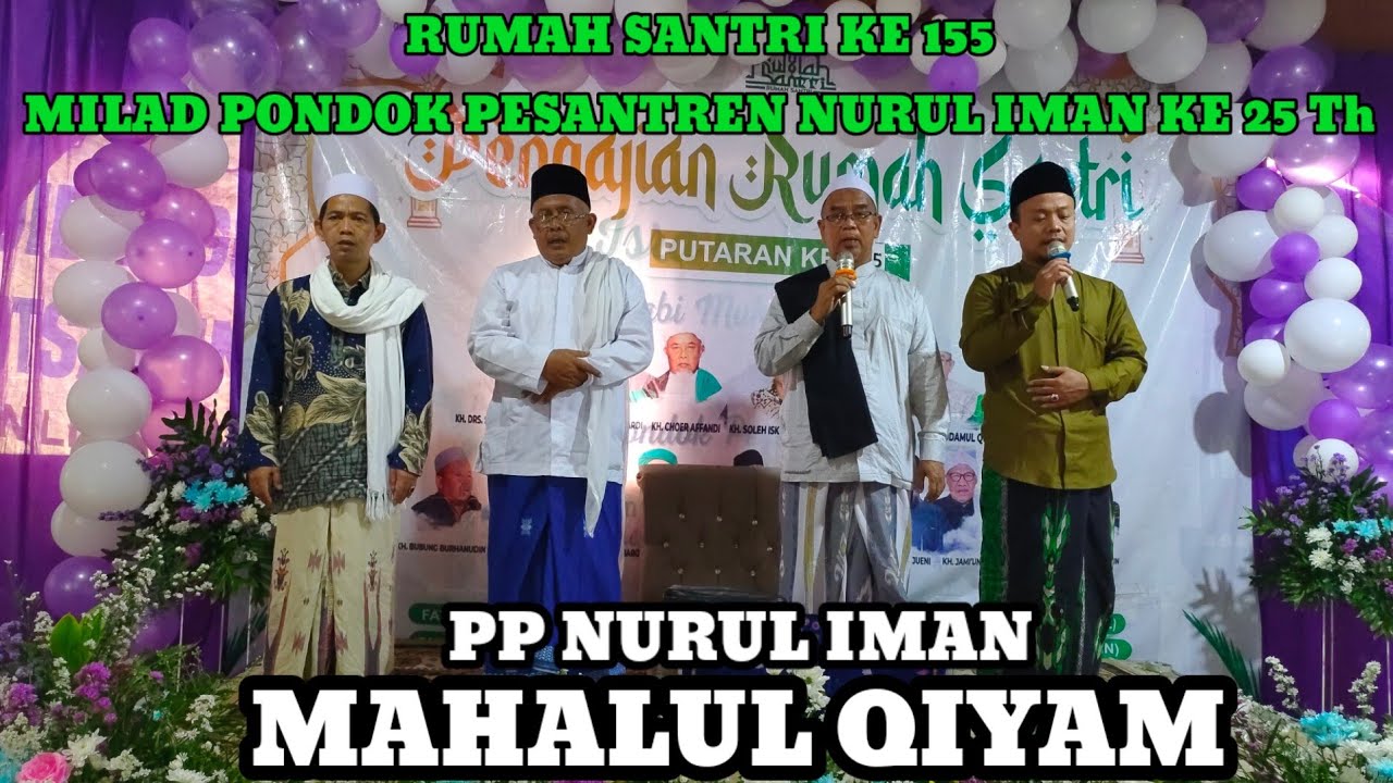 MAHALUL QIYAM MILAD PP NURUL IMAN KP LW KOLOT CIBUNGBULANG BOGOR 