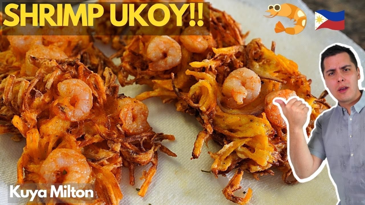 Best Filipino UKOY!!! (Grated vs. Cut) (FILIPINO SHRIMP FRITTER RECIPE)