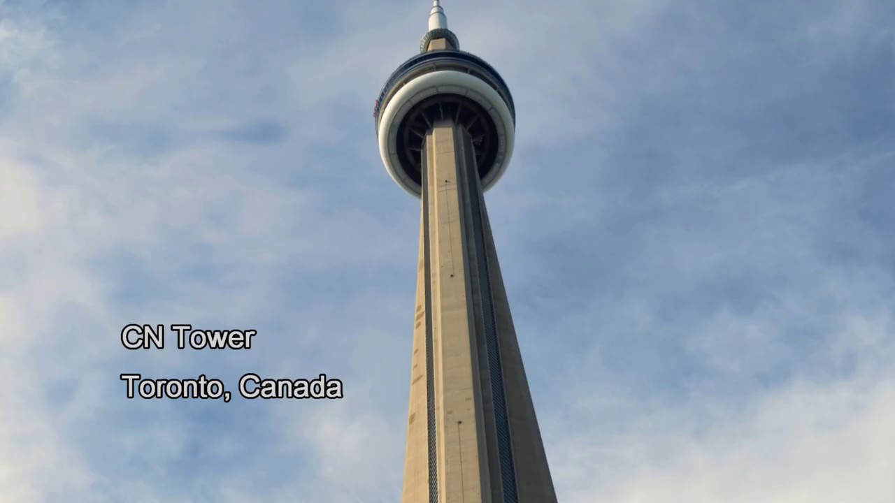 CN Tower and Skydome Stadium, Toronto, Canada.