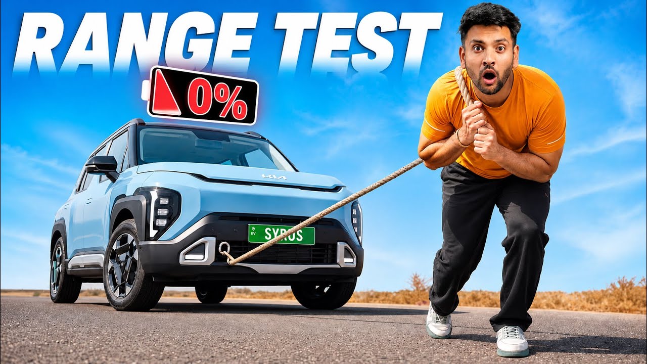Kia Syros EV Real Range Test🤯100% to 0% Battery Challenge